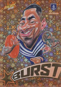 2018 Select Footy Stars - Starburst Caricatures Orange #SP21 Brad Hill Front
